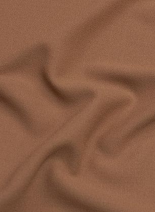 Костюмная креп (о) светло-коричневая в стиле Scervino - в интернет-магазине тканей Тессутидея арт. 05-4138