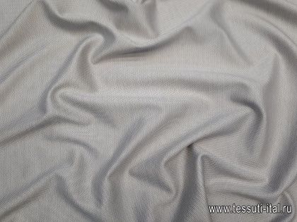 Джерси (н) серо-белый орнамент - итальянские ткани Тессутидея арт. 12-0853