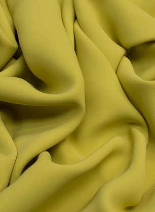 Крепдешин дабл (о) светло-серо-желтый - в интернет-магазине тканей Тессутидея арт. 10-0620