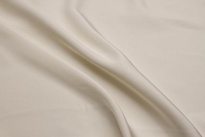 Шелк кади 200 г/м (о) айвори - итальянские ткани Тессутидея арт. 10-4629