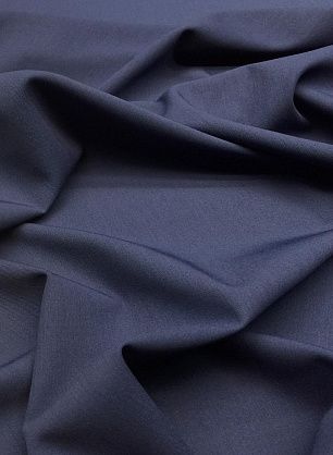 Костюмная стрейч (о) синяя - в интернет-магазине тканей Тессутидея арт. 05-2617