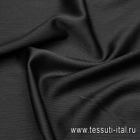 Плательная крэш (о) черная - итальянские ткани Тессутидея арт. 04-1652