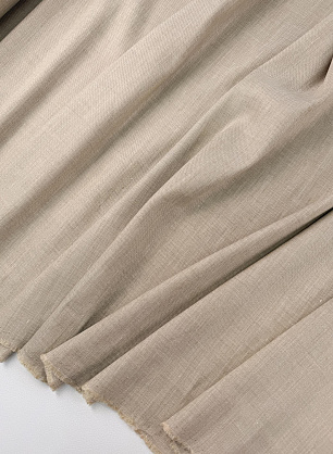 Лен с хлопком (о) бежевый - в интернет-магазине тканей Тессутидея арт. 16-1179