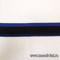 Подвяз (н) черно-синий 5-5,5*38-43см  - итальянские ткани Тессутидея арт. F-4055