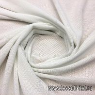 Трикотаж пике (о) белый - итальянские ткани Тессутидея арт. 12-0712