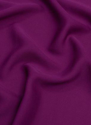 Крепжоржет (о) темная фуксия - в интернет-магазине тканей Тессутидея арт. 10-2325