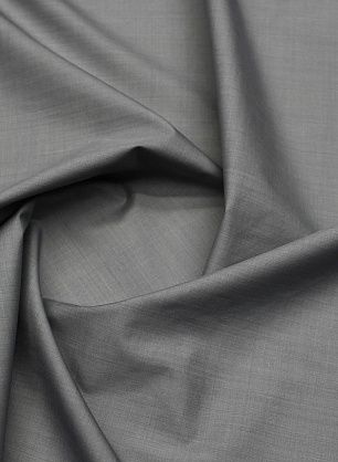 Костюмная шерсть+шелк с водоотталкивающим покрытием (о) серая - в интернет-магазине тканей Тессутидея арт. 05-4858
