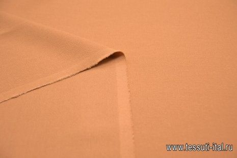 Костюмная креп дабл (о) терракотовая - итальянские ткани Тессутидея арт. 05-3869