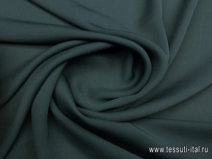 Крепдешин (о) серо-синий - итальянские ткани Тессутидея арт. 02-7368