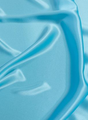 Шелк атлас (о) голубой - в интернет-магазине тканей Тессутидея арт. 10-2347