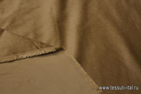 Ветльвет (о) светло-коричневый - итальянские ткани Тессутидея арт. 01-7509