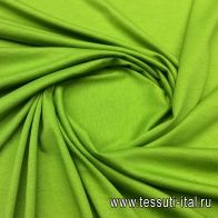 Трикотаж (о) салатовый - итальянские ткани Тессутидея арт. 12-0719