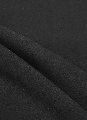 Крепжоржет (о) черный - в интернет-магазине тканей Тессутидея арт. 10-4513