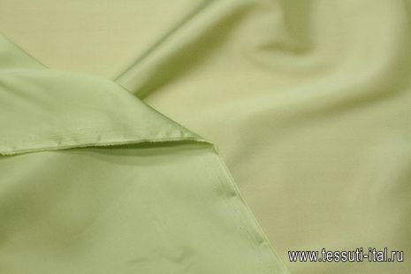 Подкладочная стрейч (о) бледно-зеленая - итальянские ткани Тессутидея арт. 07-1509