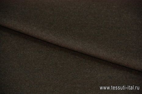 Пальтовая велюр (о) коричневая ш-150см - итальянские ткани Тессутидея арт. 09-1185
