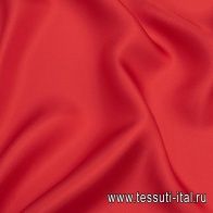 Шелк фактурный (о) ярко-красный - итальянские ткани Тессутидея арт. 10-2301