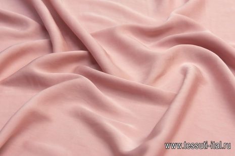 Крепдешин стрейч (о) светло-розовый - итальянские ткани Тессутидея арт. 10-1434