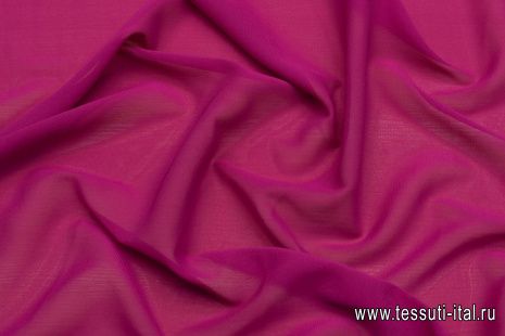 Шифон (о) темная фуксия - итальянские ткани Тессутидея арт. 10-2862