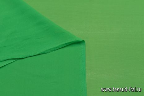 Шифон (о) ярко-зеленый - итальянские ткани Тессутидея арт. 10-2808