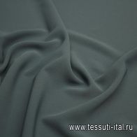 Плательная кади стрейч 290 гр/м (о) сине-серая - итальянские ткани Тессутидея арт. 03-6848