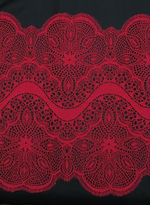 Кружево ш-38см фуксия - в интернет-магазине тканей Тессутидея арт. F-6352