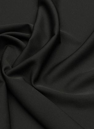 Костюмная (о) черная - в интернет-магазине тканей Тессутидея арт. 05-4473