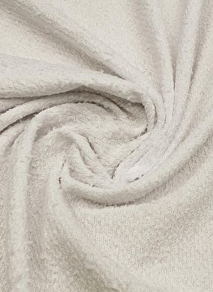 Шанель с люрексом 360 г/м (о) белая - в интернет-магазине тканей Тессутидея арт. 03-6974