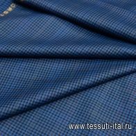 Костюмная (н) черно-сине-желтая клетка - итальянские ткани Тессутидея арт. 05-3683
