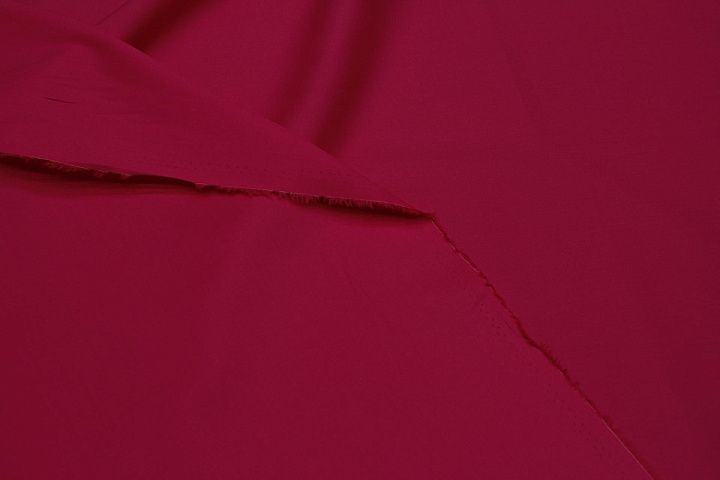 Сорочечная поплин стрейч (о) фуксия - итальянские ткани Тессутидея арт. 01-7184