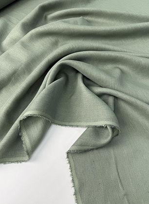 Лен сорочечный (о) оливковый - в интернет-магазине тканей Тессутидея арт. 16-1129