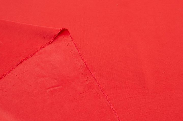 Крепдешин (о) красно-кирпичный - итальянские ткани Тессутидея арт. 02-8694