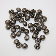 Пуговица металл никель на ножке  d-10mm Roberto Cavalli - итальянские ткани Тессутидея арт. F-2427