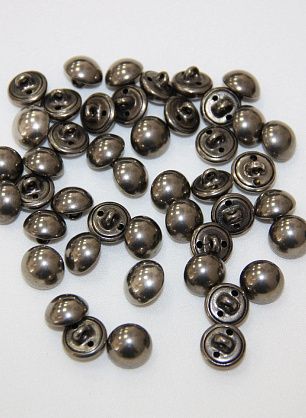 Пуговица металл никель на ножке  d-10mm Roberto Cavalli - в интернет-магазине тканей Тессутидея арт. F-2427