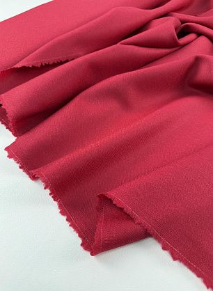 Костюмная шерсть (о) брусничная - в интернет-магазине тканей Тессутидея арт. 05-5166