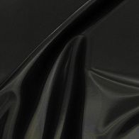 Трикотаж с покрытием лаке (о) черный - итальянские ткани Тессутидея арт. 13-1639