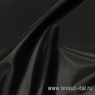Трикотаж с покрытием лаке (о) черный - итальянские ткани Тессутидея арт. 13-1639