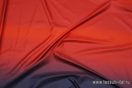 Плащевая деграде (н) красно-фиолетовая - итальянские ткани Тессутидея арт. 11-0469