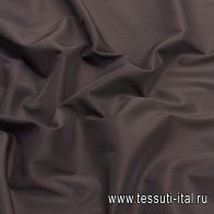 Сорочечная стрейч (о) темно-коричневая - итальянские ткани Тессутидея арт. 01-6844