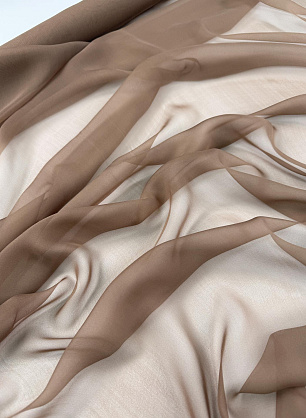 Шифон (о) коричневый - в интернет-магазине тканей Тессутидея арт. 10-4978