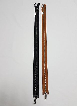 Молния металл разъемная два замка  60-62см - в интернет-магазине тканей Тессутидея арт. F-2953