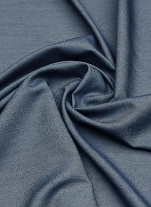 Плательная вискоза с ацетатом (о) синяя под джинсу - в интернет-магазине тканей Тессутидея арт. 04-1671