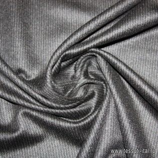 Пальтовая double (н) черно-коричневая - итальянские ткани Тессутидея арт. 09-0862