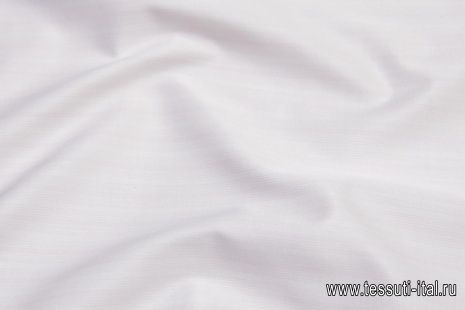 Сорочечная (н) бело-розовая полоска - итальянские ткани Тессутидея арт. 01-6309