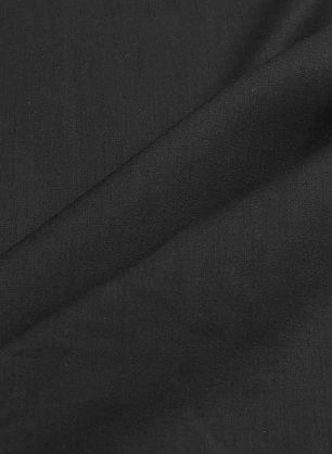 Костюмная шерсть+шелк (о) черная - в интернет-магазине тканей Тессутидея арт. 05-4907