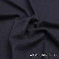 Трикотаж лоден (о) темно-синий  - итальянские ткани Тессутидея арт. 15-1081