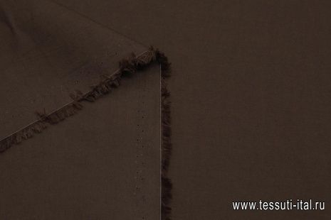 Сорочечная (о) темно-коричневая - итальянские ткани Тессутидея арт. 01-6636