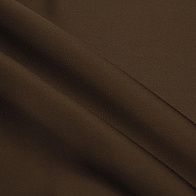 Плательная вискоза+ацетат (о) темно-коричневая - итальянские ткани Тессутидея арт. 03-7339