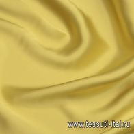 Шелк атлас (о) темно-лимонный - итальянские ткани Тессутидея арт. 10-2913