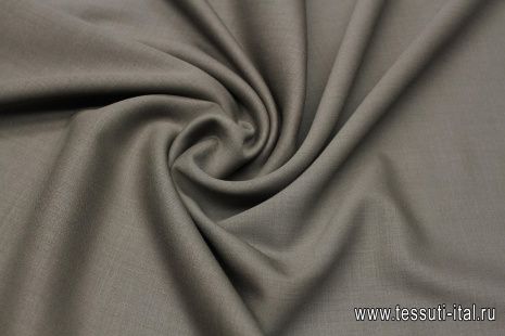 Костюмная стрейч (о) серо-коричневая - итальянские ткани Тессутидея арт. 05-4554