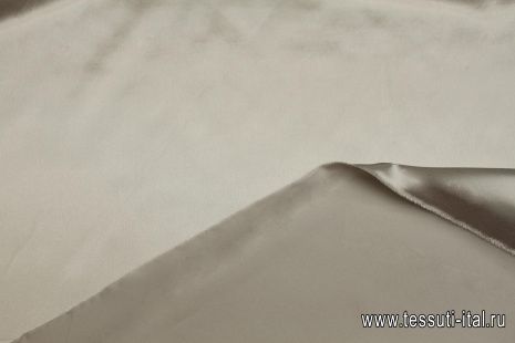 Шелк атлас (о) светло-серый - итальянские ткани Тессутидея арт. 10-4671